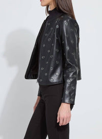 Lysse - Geneva Vegan Leather Grommet Jacket