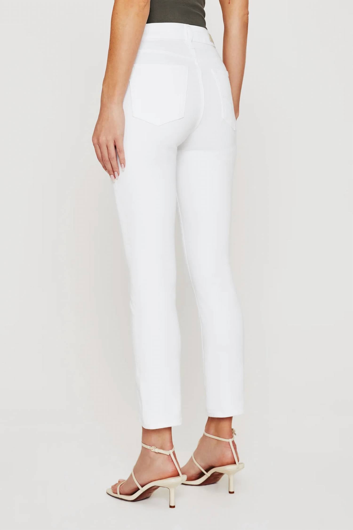 Ag Jeans - Mari Crop High Rise Slim Straight Jeans