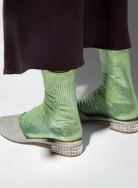Maria La Rosa - Women's Laminated Ribbed Socks