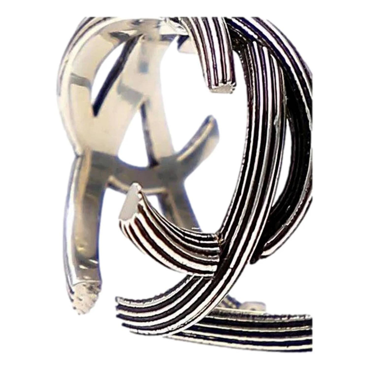 Saint Laurent - Women's Monogram Brass Ring
