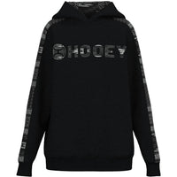 HOOEY Boys Youth Canyon Hoodie in black grey - kids' shirt