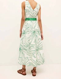 Marie Oliver Posey Dress in palm - women's dress - detail view