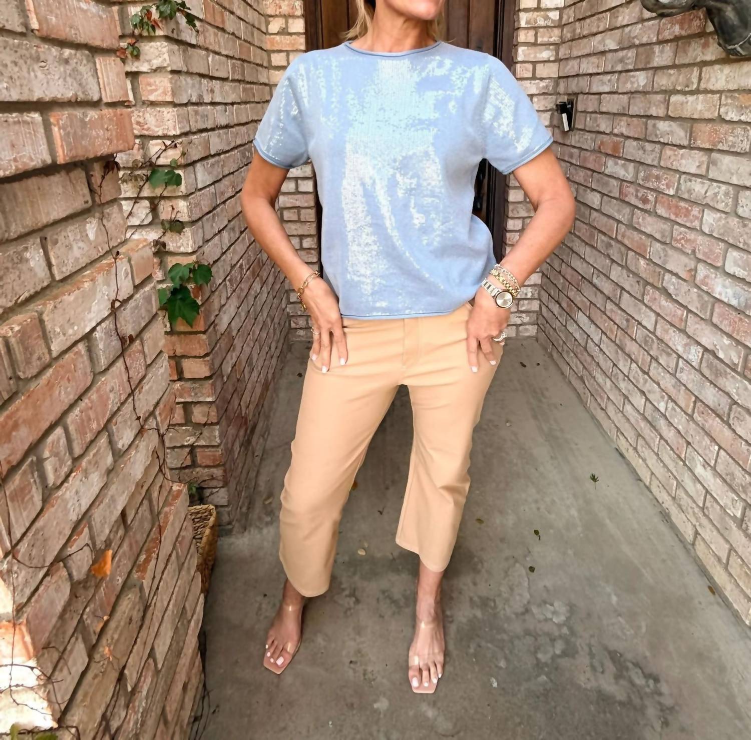 Jodifl - Sparkle Pop Sweater Top