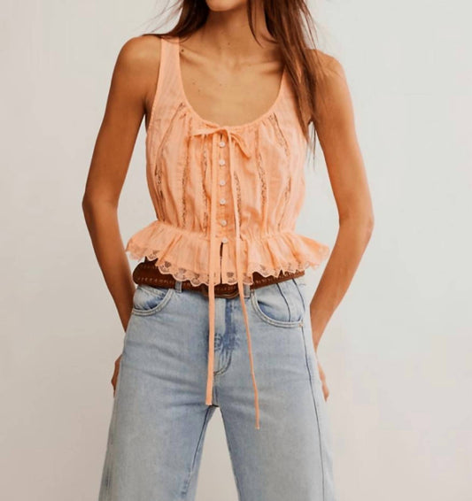 Free People - Alana Lace Tank Top
