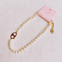 Ellison+Young Women's Horse Bit Pearl Necklace in white - women's jewelry - view 7