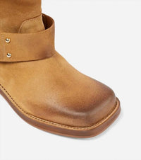 Dorothee Schumacher - Women's Waxed Statement Short Biker Boot