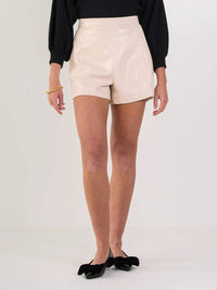 Emily Mccarthy - Tailored Vegan Leather Short