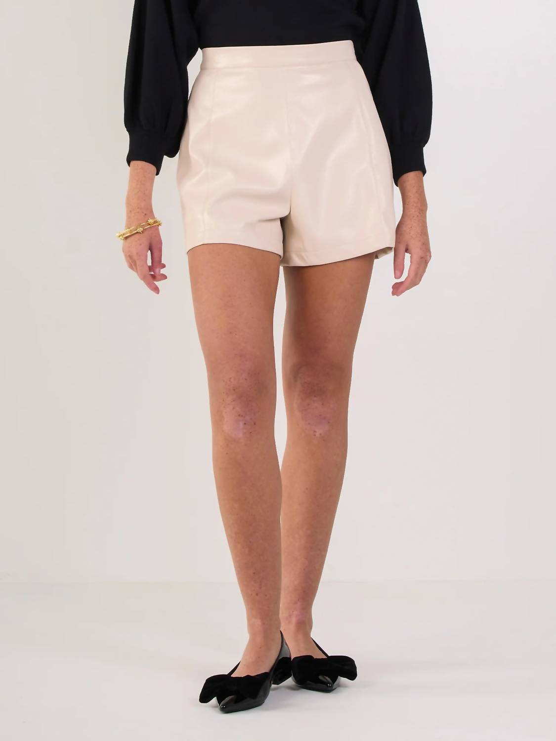 Emily Mccarthy - Tailored Vegan Leather Short