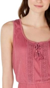 Bebop - Ruffled Hem Peasant Dress