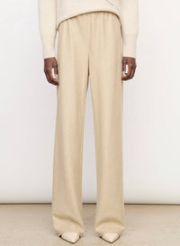 Vince - High Waist Wool Blend Bias Pant
