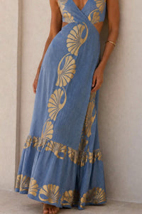 Mystery Resort - Riviera Shell Maxi Dress