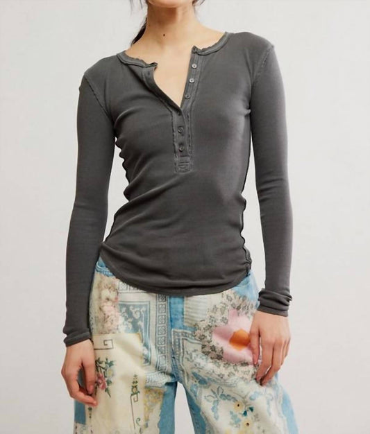 Free People - Jamie Henley Long Sleeve Tee