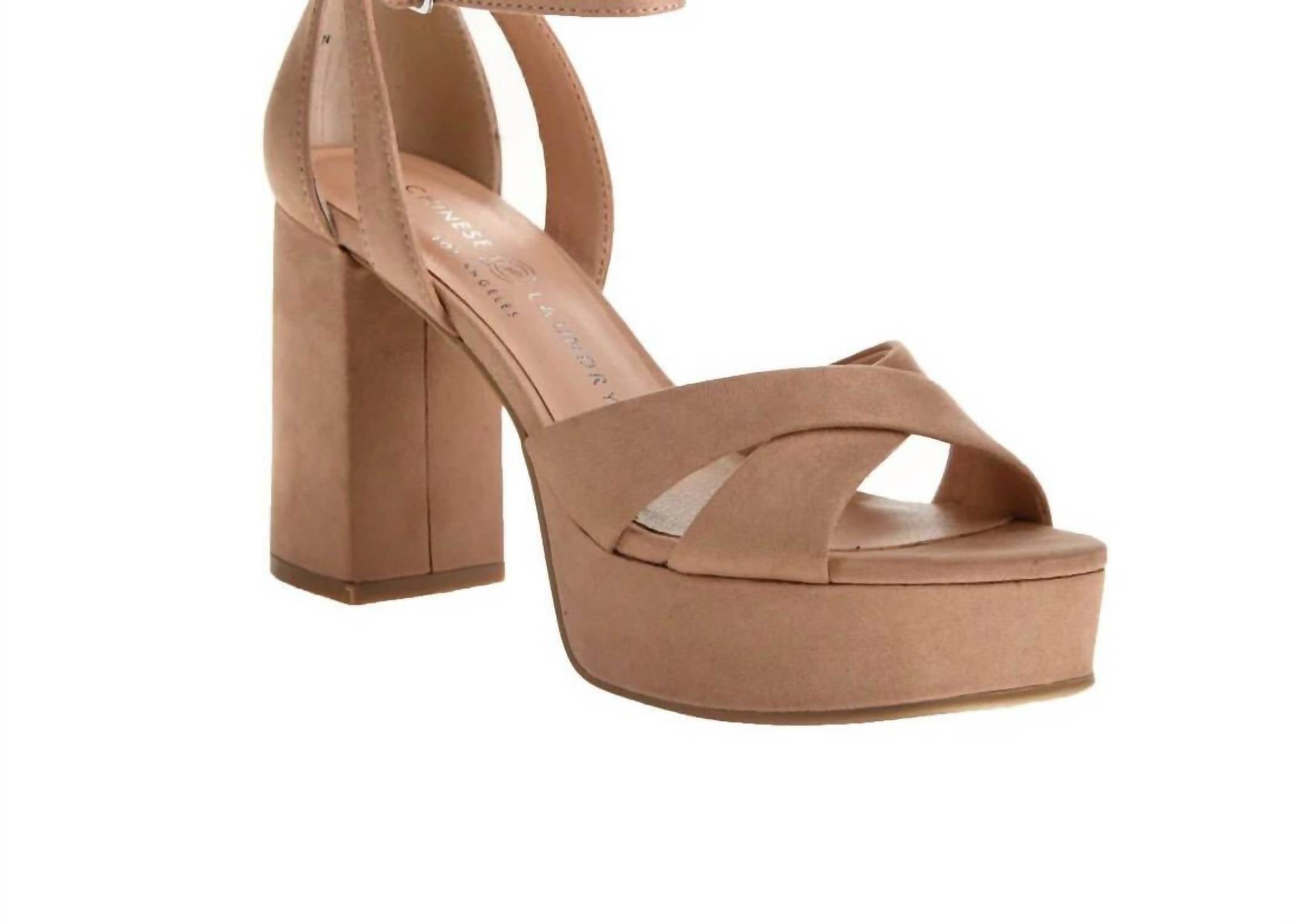 Chinese Laundry - Women's Ankle Strap Platform Heel