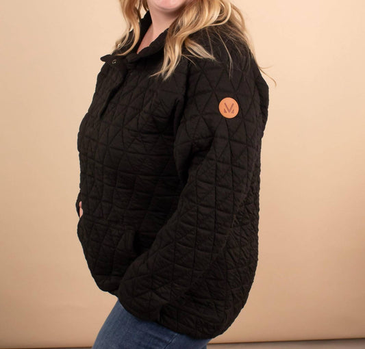 Michelle Mae - Structured Snap Button Pullover Jacket