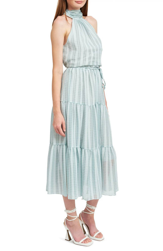 En Saison - Halter Tiered Maxi Dress