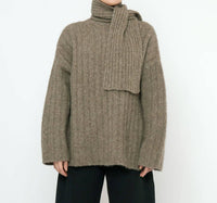 7115 By Szeki - Chunky Mockneck Sweater