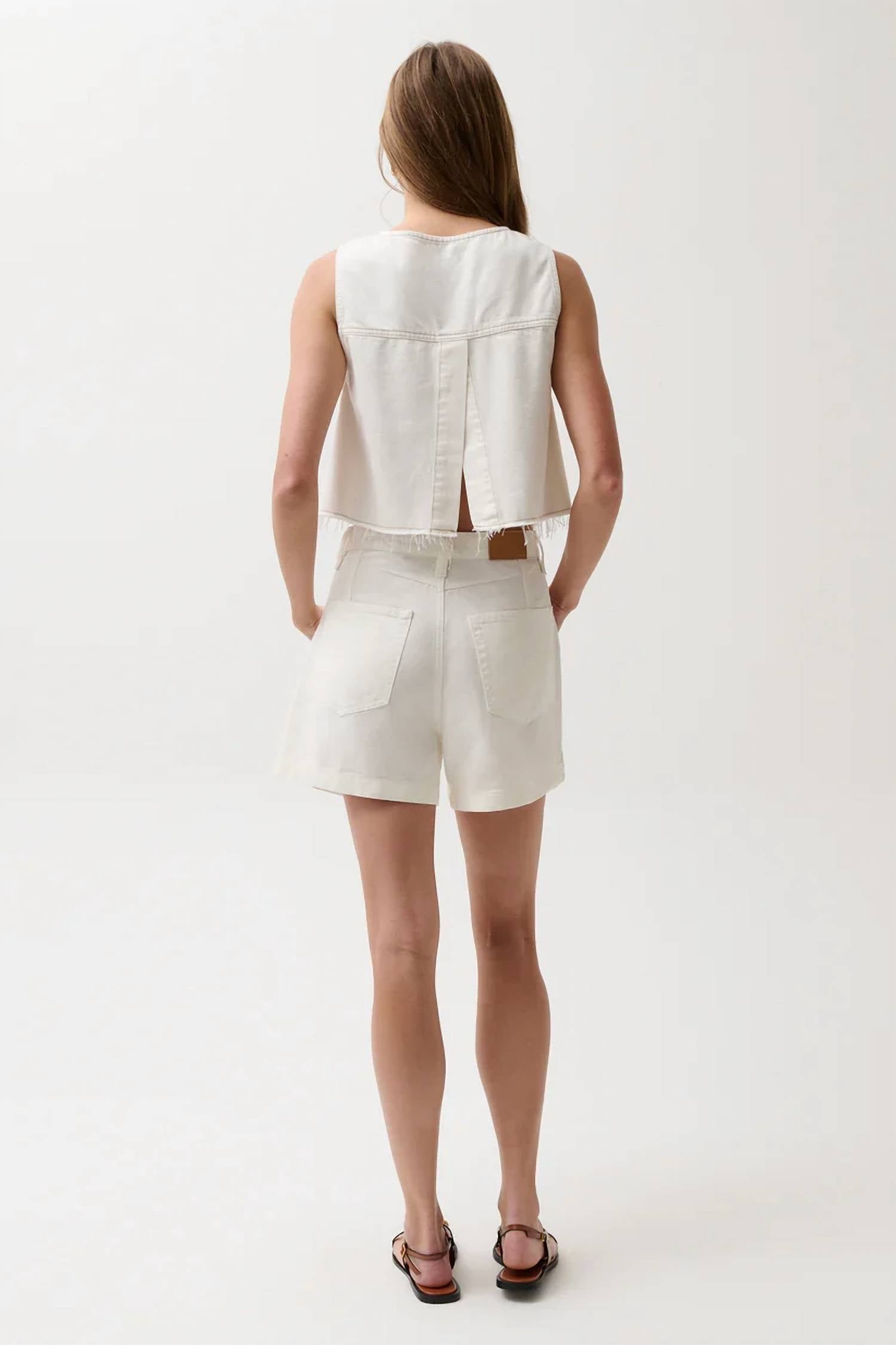 Pistola - Kimora High Rise Linen Short