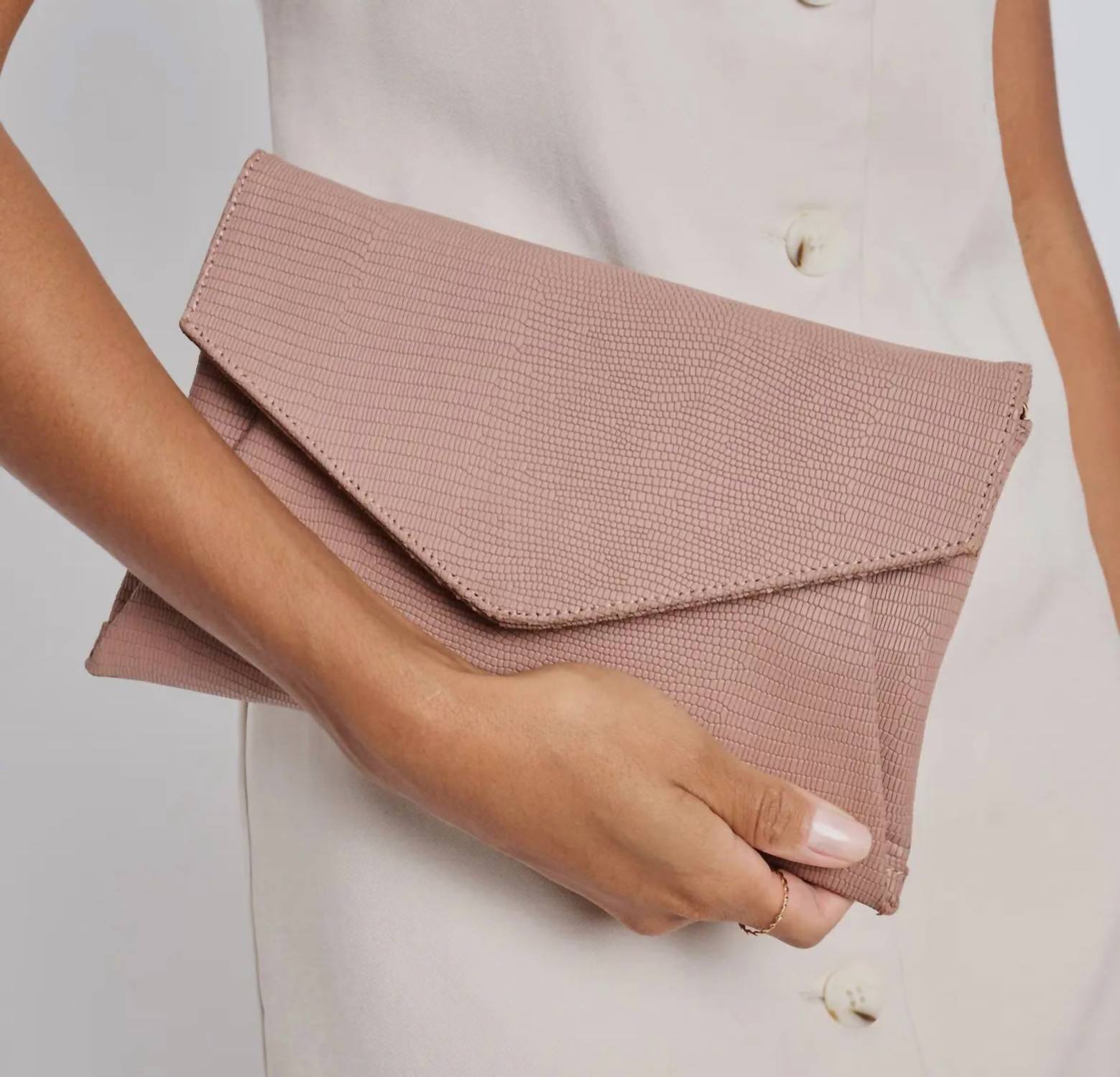 Moda Luxe - Women's Cara Genuine Leather Clutch
