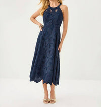 Lilly Pulitzer - Denise Lace Halter Midi Dress