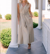 Lenora - Florence Tank Belted Maxi Dress