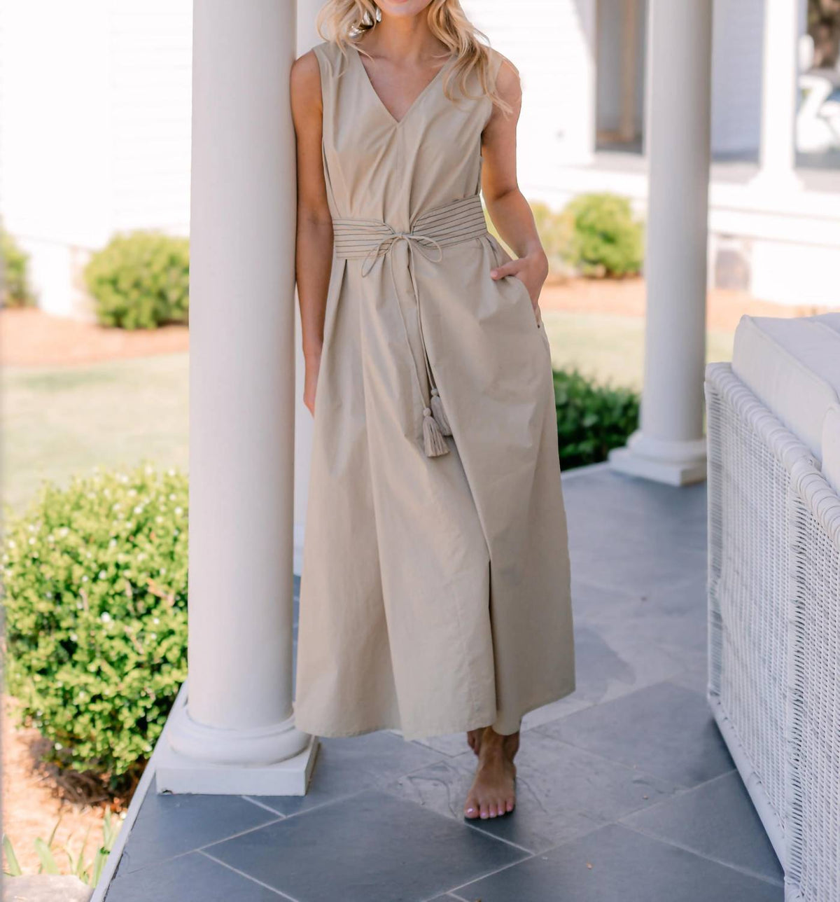 Lenora - Florence Tank Belted Maxi Dress