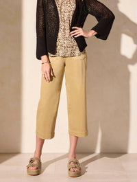 TRIBAL Bell Sleeve Cardigan in black - women's cardigan - alternate view