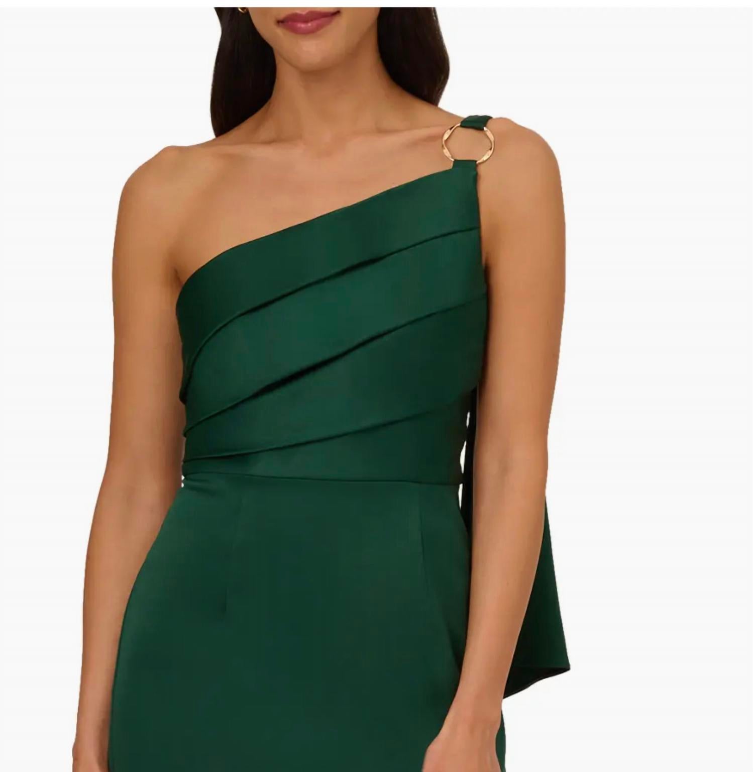 Adrianna Papell - Satin Crepe Dress