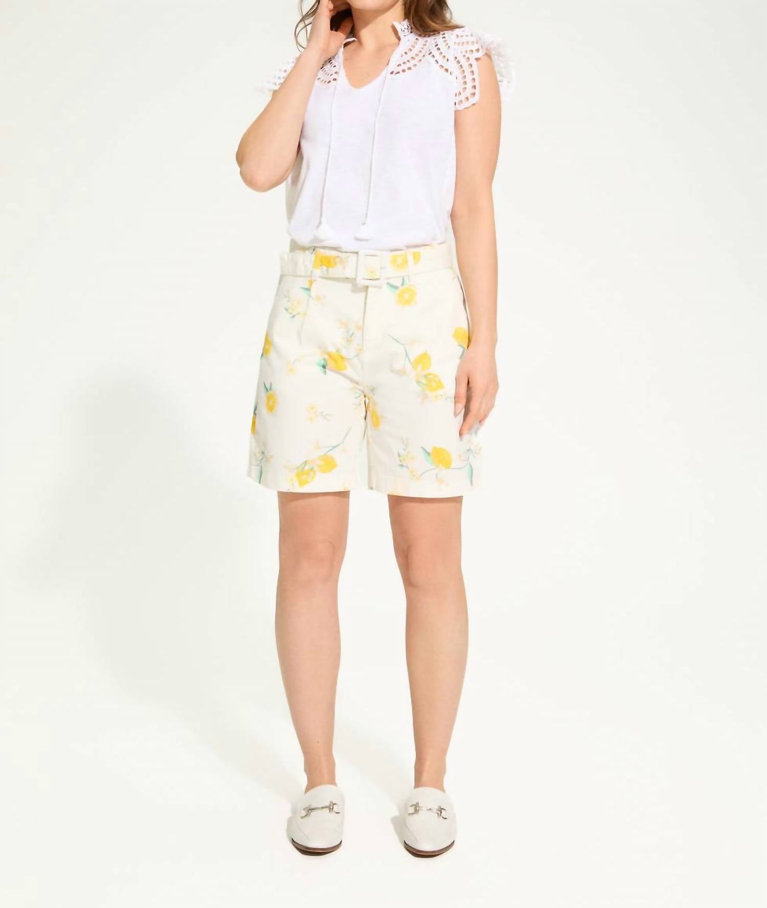 Fdj - Flutter Sleeve Placed Eyelet Top