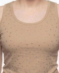 Azi - Everyday Jade Rhinestone Tank