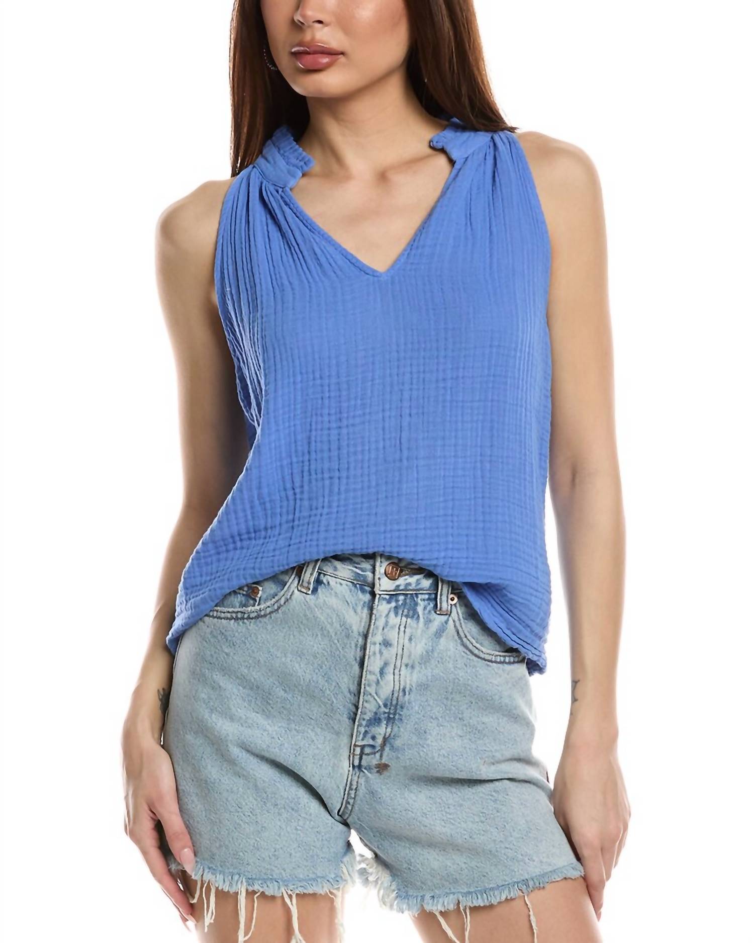 Michael Stars - Viola Split Neck Tank Top