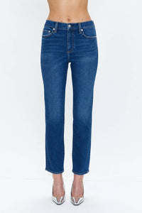 PISTOLA Monroe High Rise Cigarette Crop Jean in brighton - women's jeans