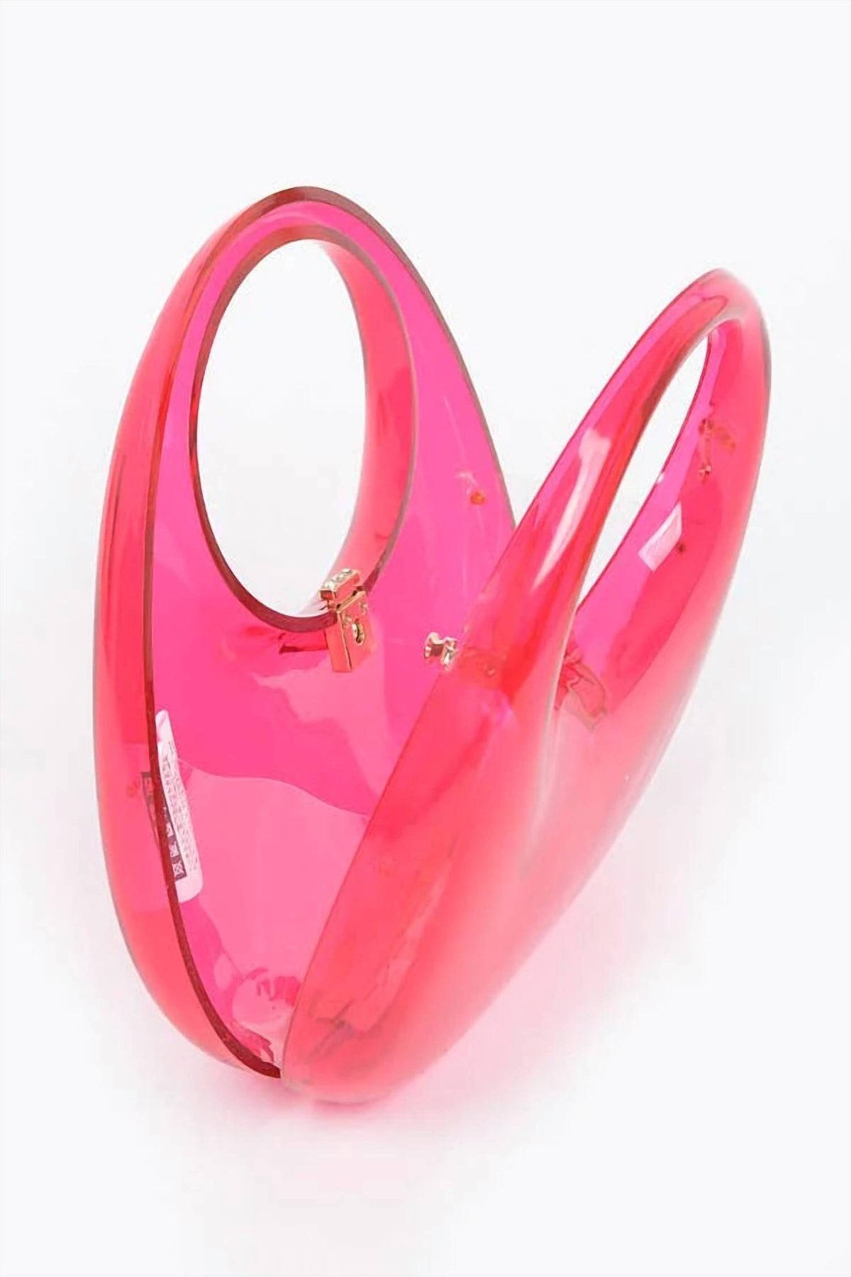 3Am By H&D Accessories - Women's Transparent Acrylic Clutch Bag