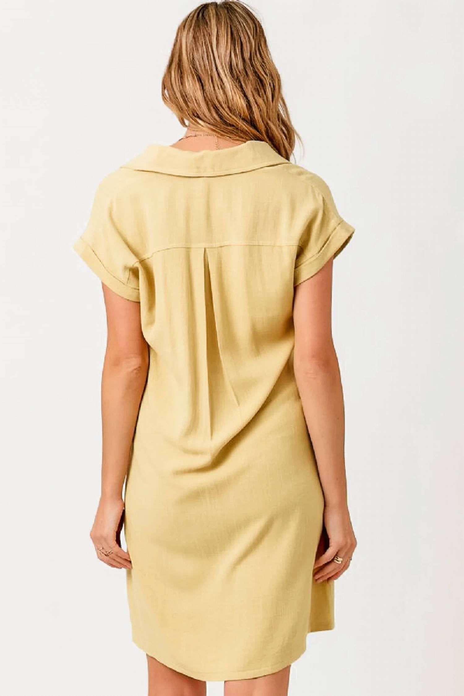 Mystree - Linen Blend Dress