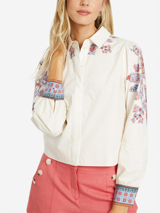 Caballero - Audrey Button Front Top