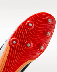 NIKE Unisex Zoom Rival Sprint Track Shoes in white obsidian bright crimson - men's shoe - view 8