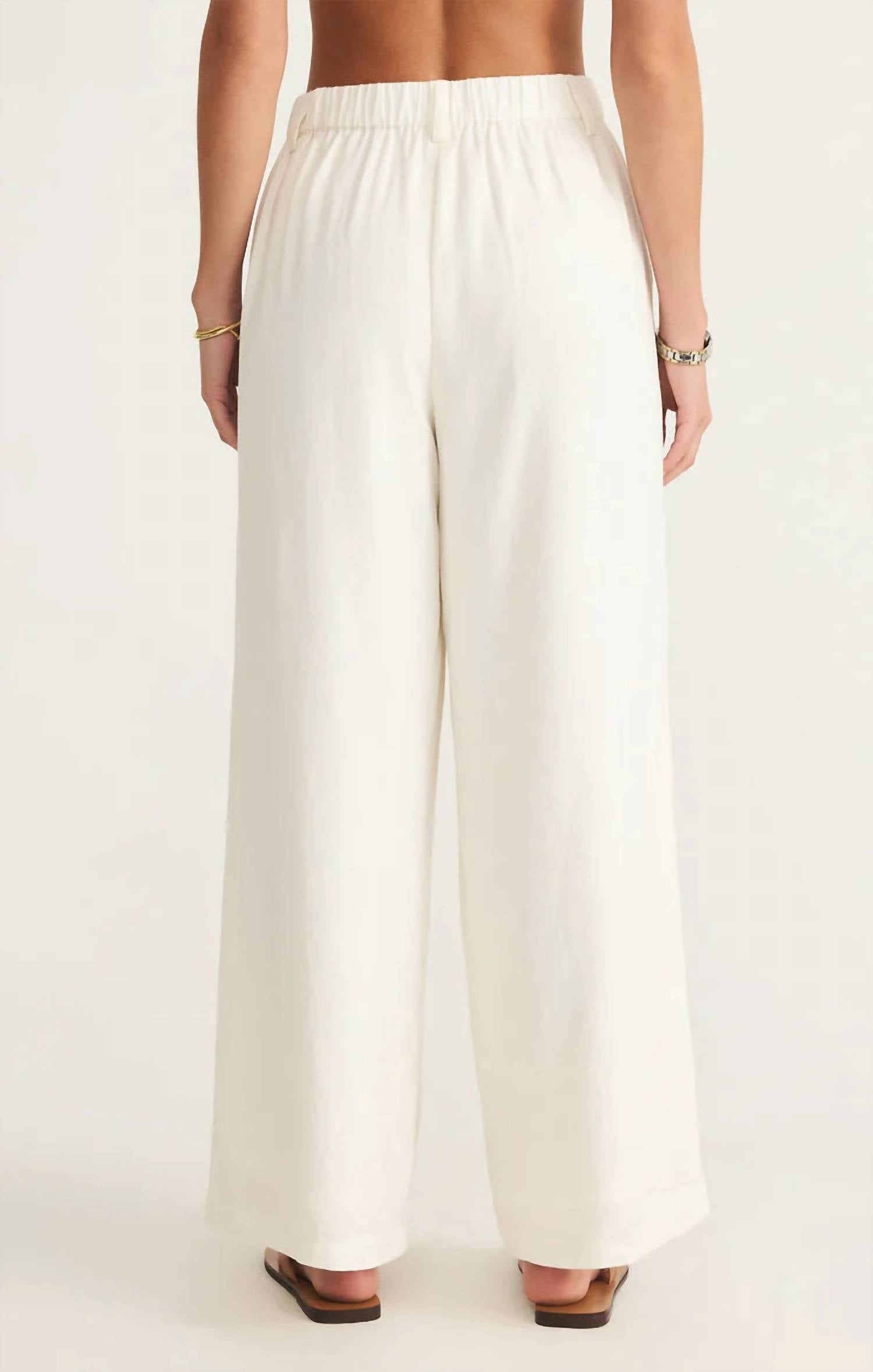 Z Supply - Topanga Wide Leg Linen Pant