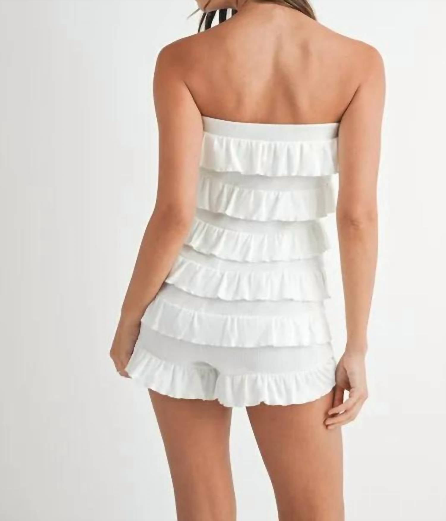 Mable - South Beach Knit Romper