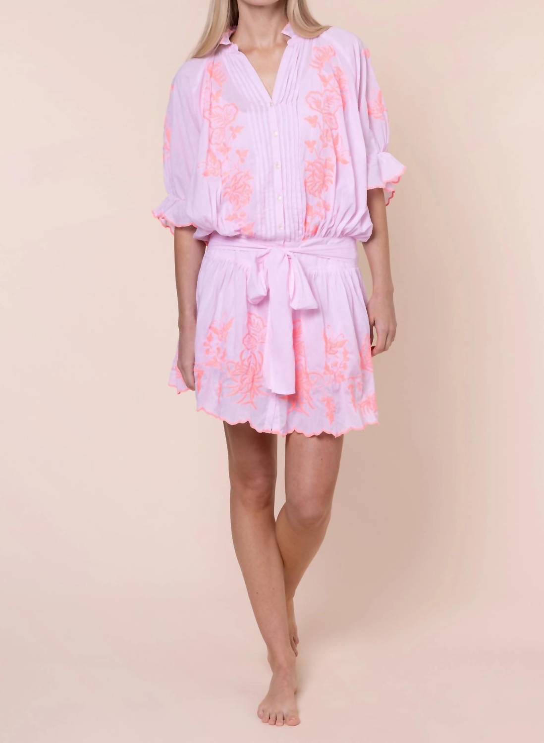 Juliet Dunn - Candy Blouson Dress