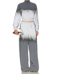 Alexander Wang - Reflective Shrunken Track Jacket