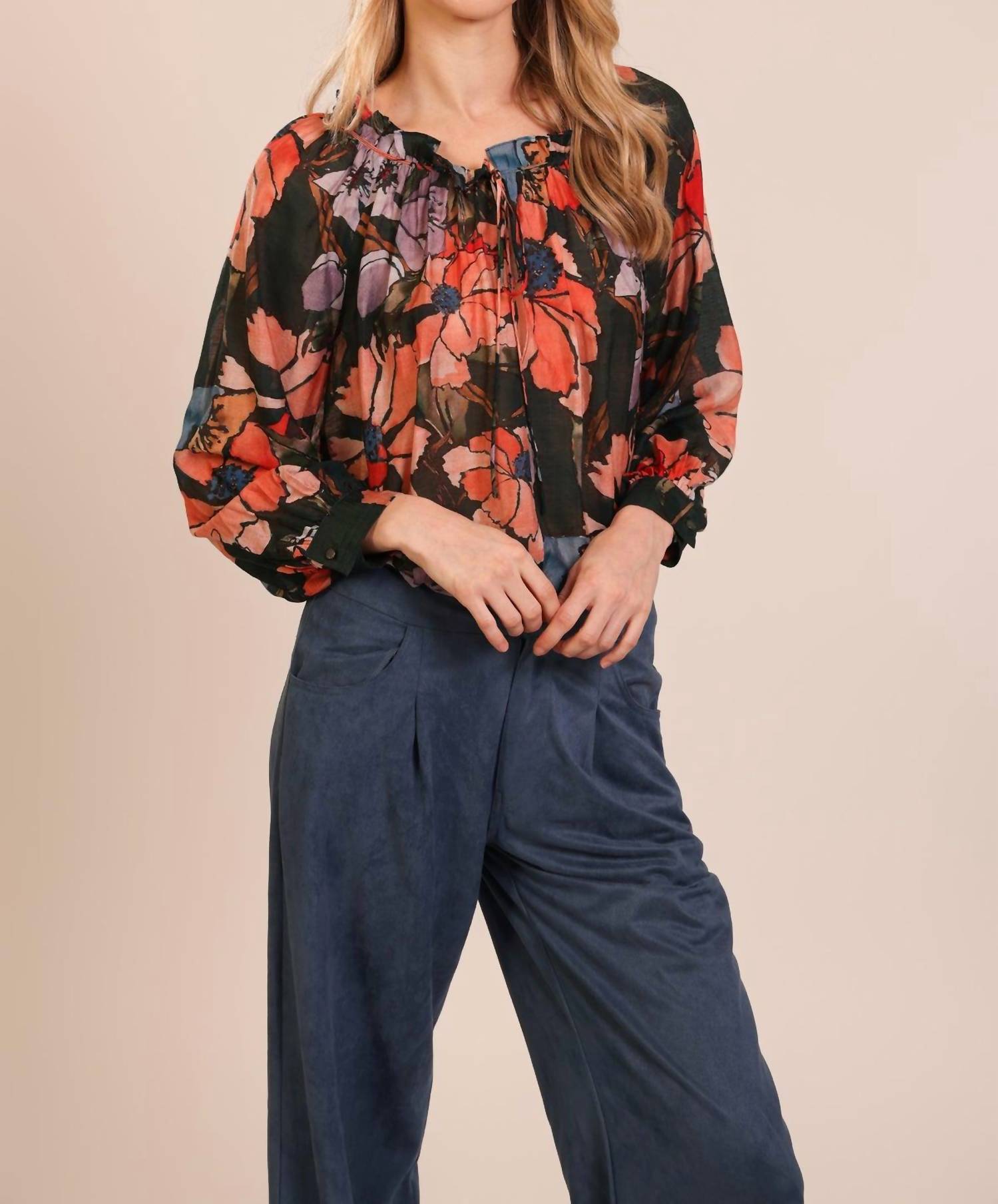 Traffic People - Slow Motion Louis Long Sleeve Top