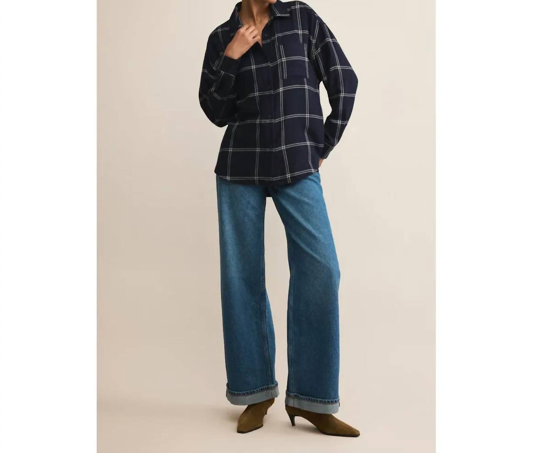 Z Supply - River Plaid Button Up Shirt