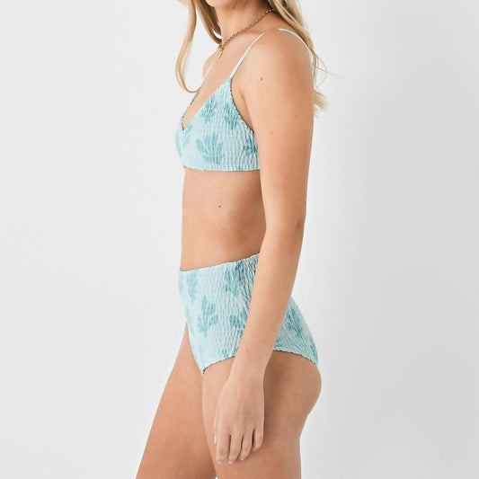 Citrine - Stella Smocked Bikini Top