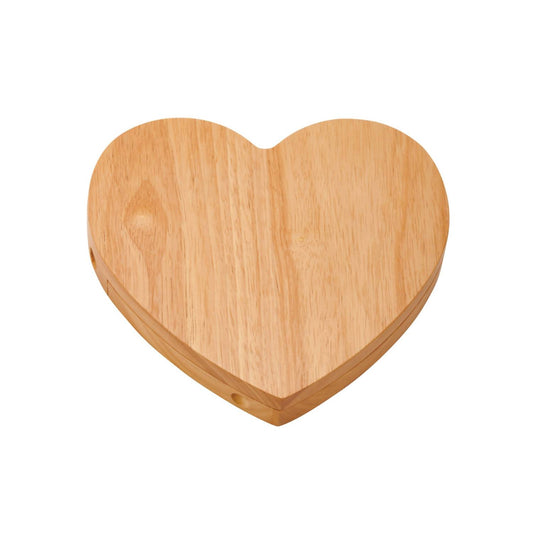 Creative Gifts International - Heart-Shaped Cheese Board & Tool Set