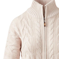 Kinross - Luxe Cable Zip Cardigan