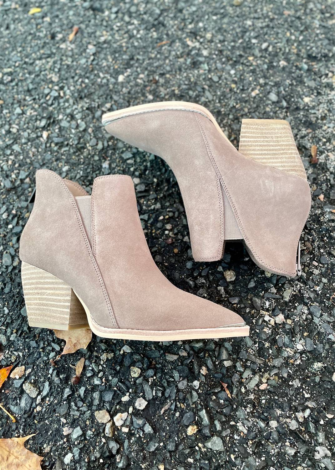 Vintage Havana - Women's Suede Ankle Bootie