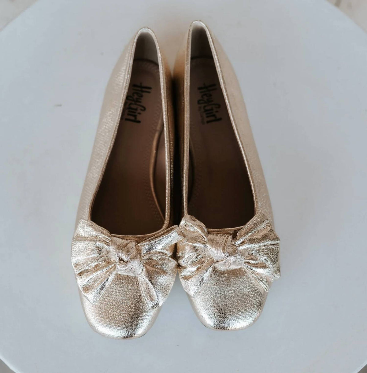 Hey Girl By Corkys - Women's Crinkle Metallic Flat