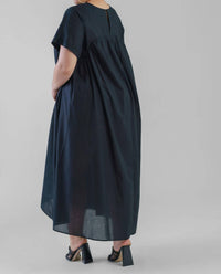 Mat Fashion - Black Cotton Shirt Dress