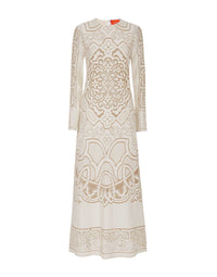 La Doublej - Women's Lacey Long Sleeve Swing Dress