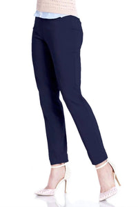 Slimsation By Multiples Ride On Pants in midnight - women's jeans - detail view
