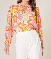 Sugarlips - Zippy Ruffle Blouse